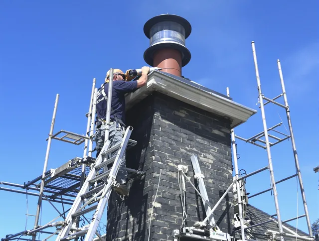 Sturdy chimney crown finished by Jacksonville Chimney Sweep in Jacksonville, FL