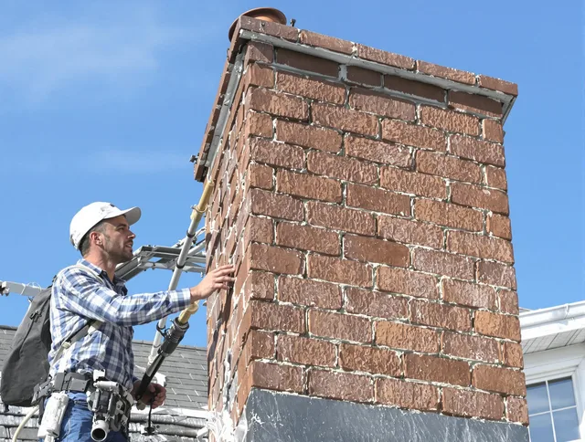 Brickwork for a chimney rebuild by Jacksonville Chimney Sweep in Jacksonville, FL