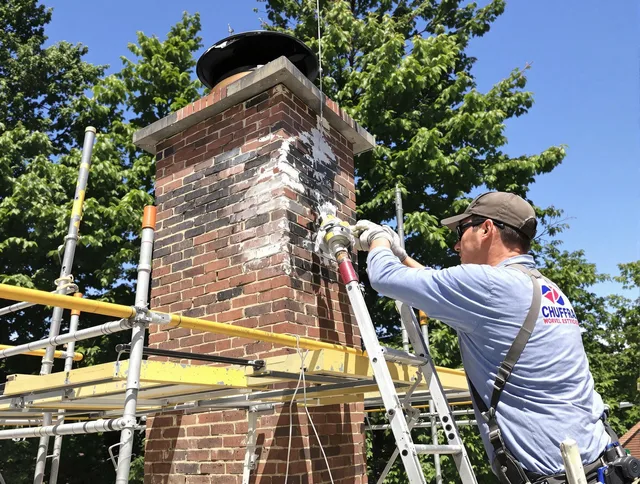 Structural chimney repair by Jacksonville Chimney Sweep in Jacksonville, FL