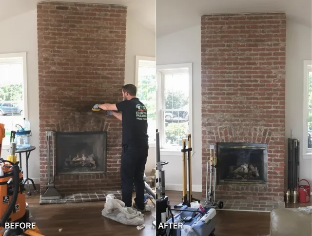 Finished chimney sweeping service by Jacksonville Chimney Sweep in Jacksonville, FL