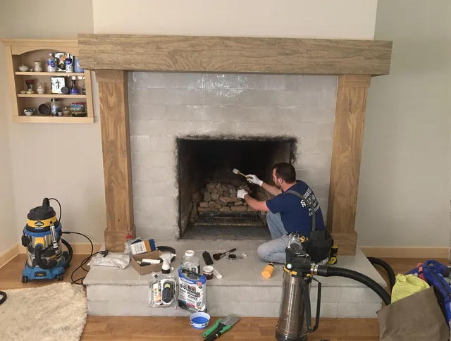 Detailed creosote removal process by Jacksonville Chimney Sweep in Jacksonville, FL