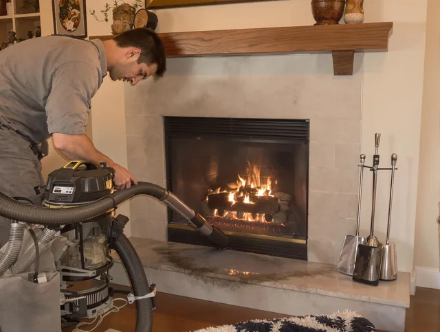 Routine fireplace upkeep by Jacksonville Chimney Sweep in Jacksonville, FL