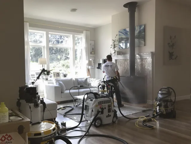 Soot removal service by Jacksonville Chimney Sweep for a fireplace in Jacksonville, FL